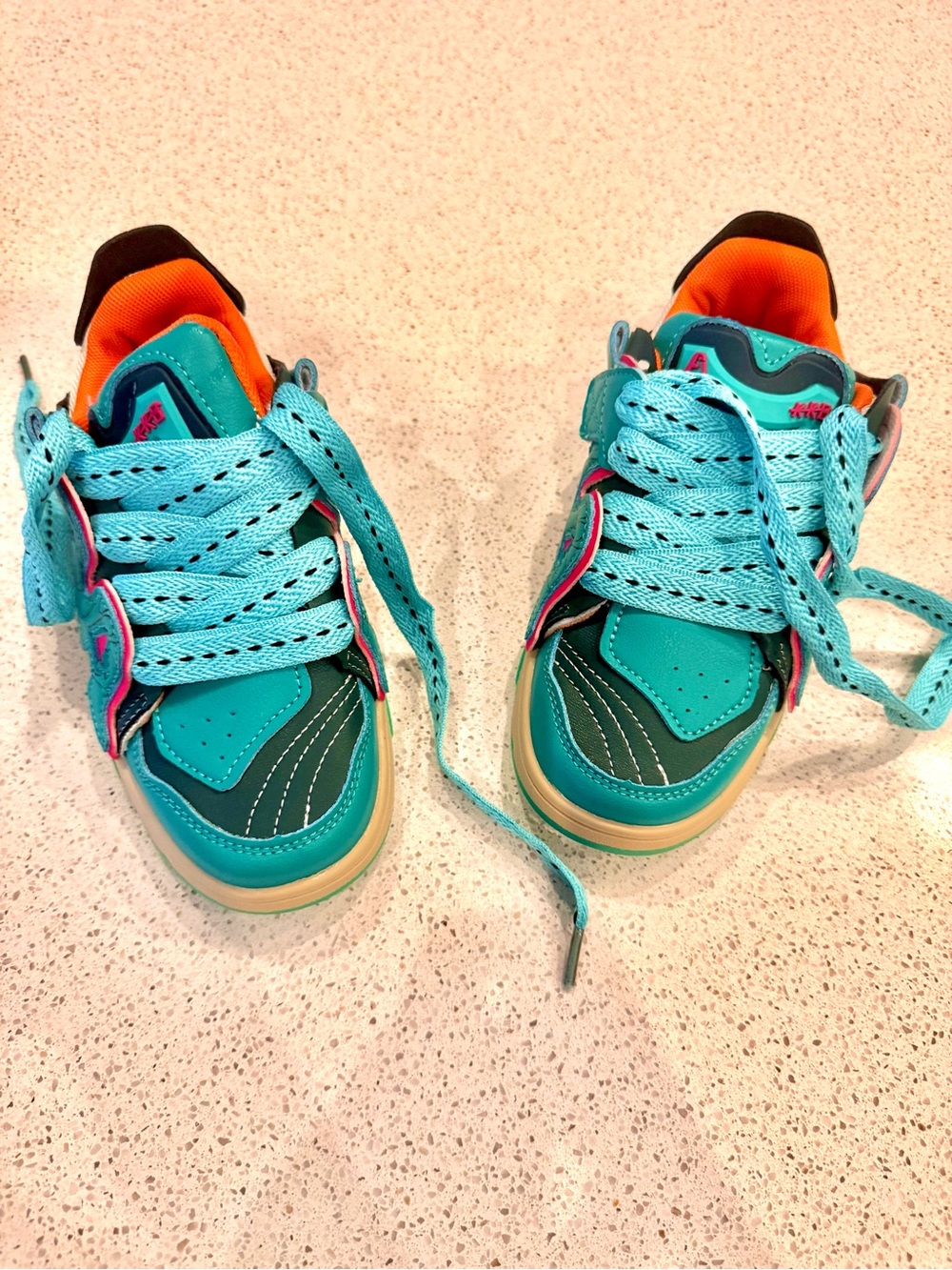 New Kids Colorful High Top Sneakers